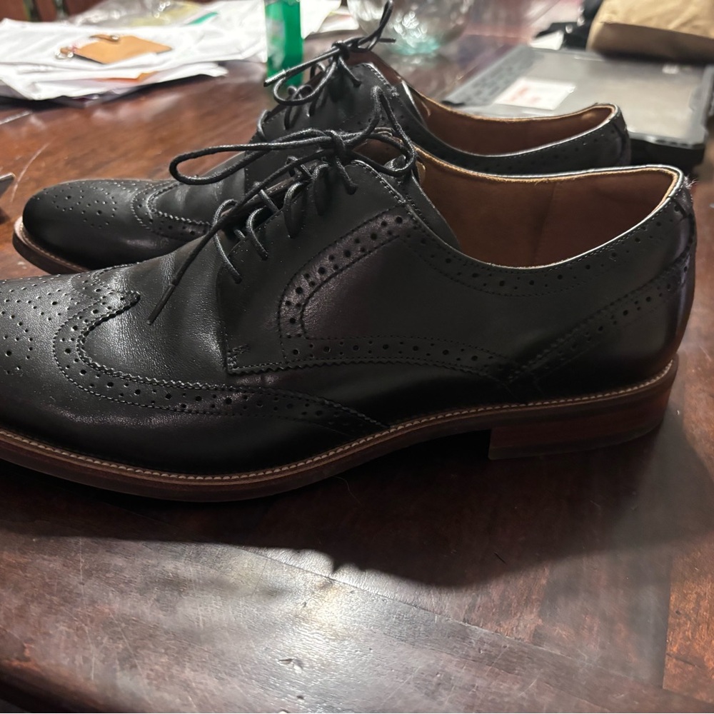 Florsheim black leather Wingtips - Picture 3 of 5